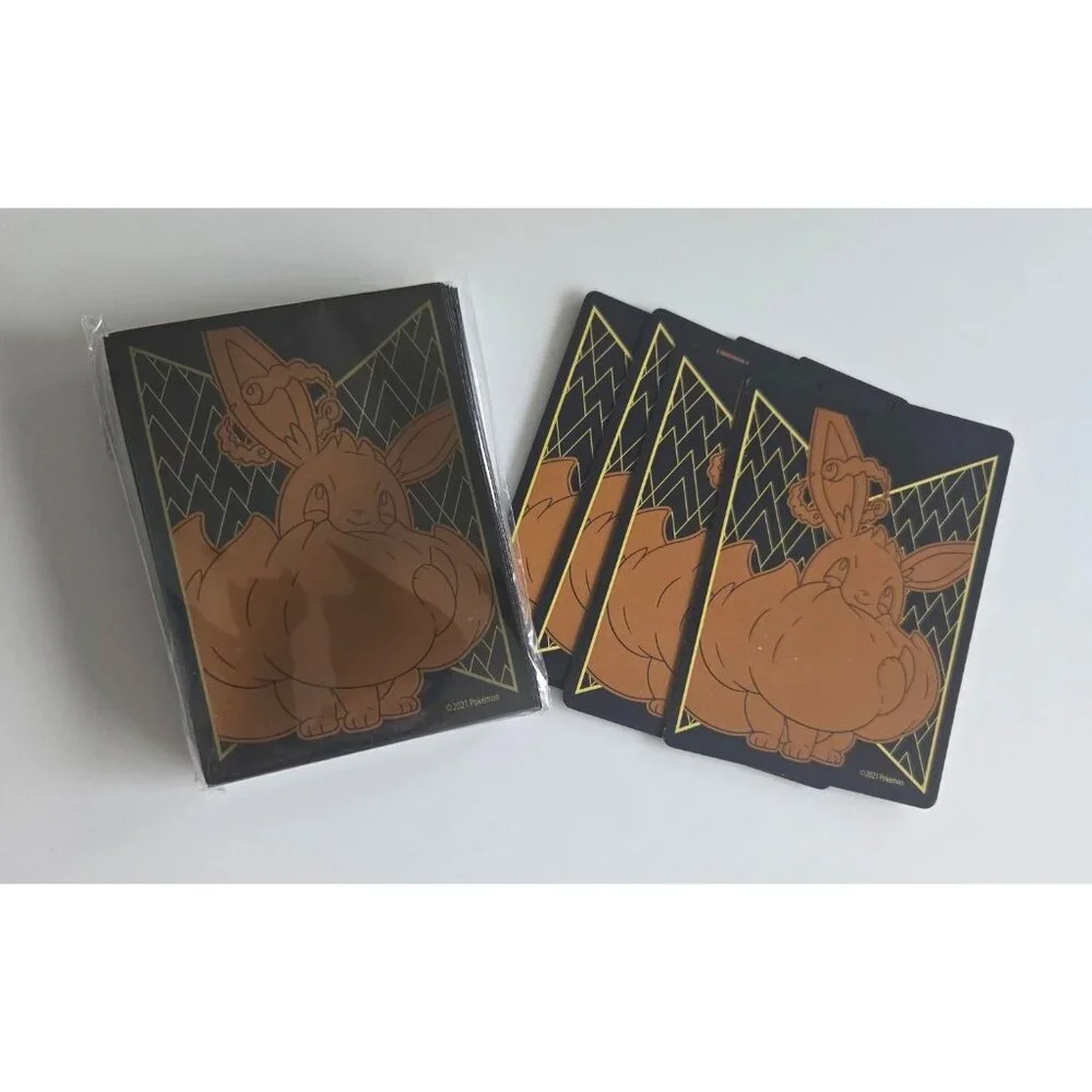 Pokemon Card Sleeves - Shining Fates - 65 Eevee Sleeves + 4 Dividers